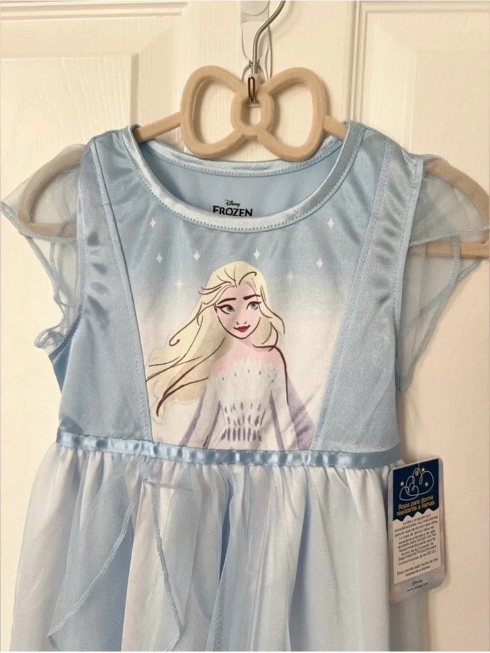 Disney Light Blue Frozen Elsa Girls Nightgown